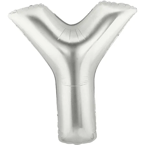 34" LETTER Y SILVER MEGALOON