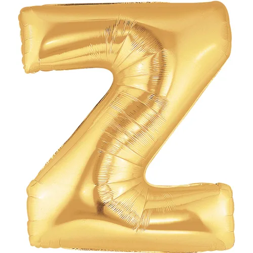 34" LETTER Z GOLD MEGALOON