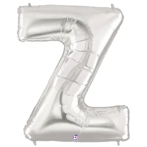 34" LETTER Z SILVER MEGALOON
