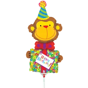BIRTHDAY MONKEY MINI SHAPE