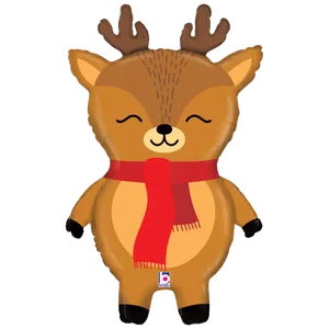 29" HOLIDAY REINDEER SHAPE