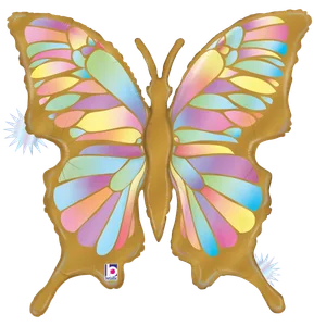 33" OPAL BUTTERFLY HOLOGRAPHIC SHAPE