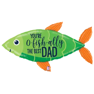 45" O'FISHALLY BEST DAD SHAPE