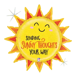 30" SUNNY THOUGHTS HOLOGRAPHIC SHAPE