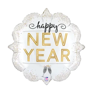 31" METALLIC NEW YEAR DIAMOND SHAPE