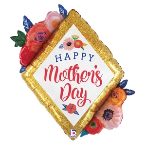 28" MOTHER'S DAY FLORAL DIAMOND