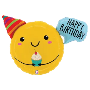 32" BIRTHDAY SMILEY SAYS