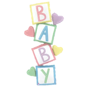 63" SPECIAL DELIVERY BABY BLOCKS