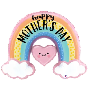 29" PASTEL RAINBOW MOTHER'S DAY SHAPE