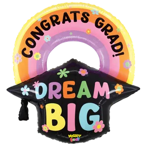 29" MIGHTY DREAM BIG PASTEL GRAD SHAPE