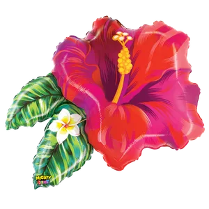 30" MIGHTY TROPICAL FLOWER RED SHAPE