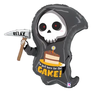 25" GRIM REAPER BIRTHDAY CAKE SHAPE