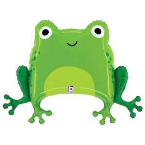 28" GREEN FROG SHAPE