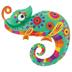 39" FESTIVE CHAMELEON SHAPE