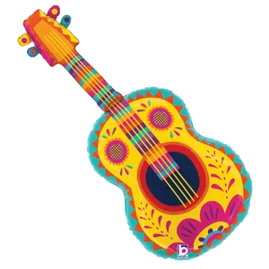 35" FESTIVE GUITAR SHAPE