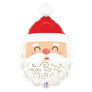 25" JOYFUL SANTA SHAPE