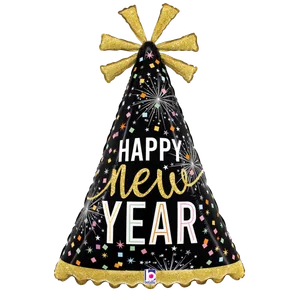 32" NEW YEAR PARTY HAT SHAPE