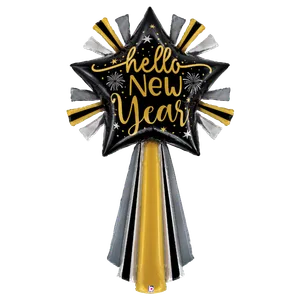 60" SPECIAL DELIVERY NEW YEAR SHOOTING STAR SHAPE