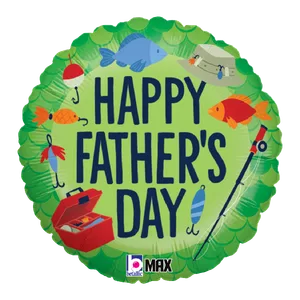 18" FATHER'S DAY FISHING MAX FLOAT ROUND MAX FLOAT ROUND