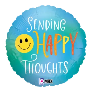 18" HAPPY THOUGHTS SMILEY MAX FLOAT