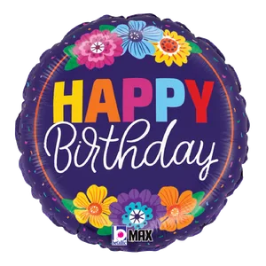 18" BOLD BLOOMS BIRTHDAY MAX FLOAT
