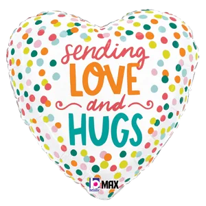 18" SENDING LOVE AND HUGS MAX FLOAT