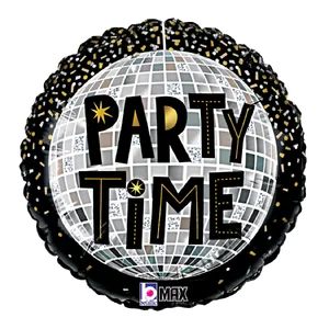 18" PARTY TIME DISCO MAX FLOAT ROUND