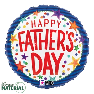 18" FATHER'S DAY STARS MAX FLOAT