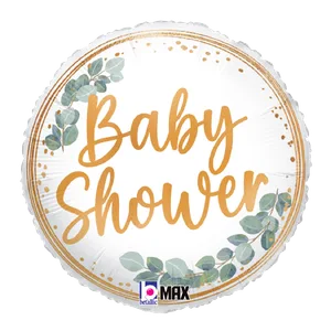 18" BABY SHOWER EUCALYPTUS MAX FLOAT