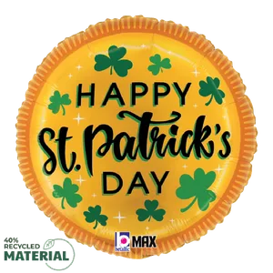 18" ST. PATRICK'S GOLD COIN