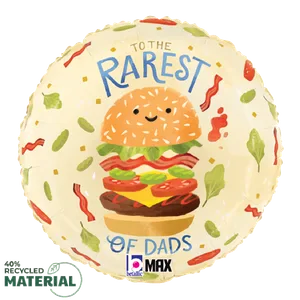 18" RAREST DAD MAX FLOAT