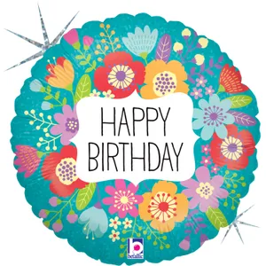 WILDFLOWERS BIRTHDAY HOLOGRAPHIC MINI