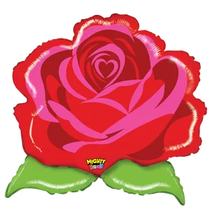 29" MIGHTY ROSE MIGHTY BRIGHT HELIUM SHAPE