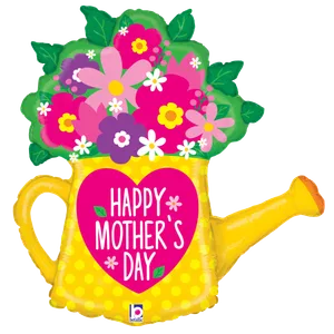 32" MOTHER'S DAY GARDEN WATERING CAN SHAPE 