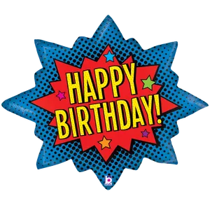 32" SUPERHERO BIRTHDAY BURST