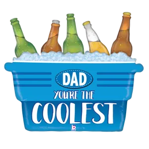 33" COOLEST DAD COOLER SHAPE 