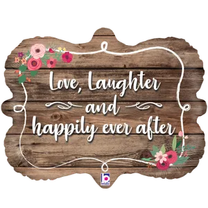 30" HAPPILY EVER AFTER FRAME SHAPE 
