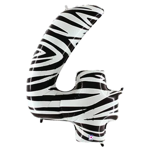 34" NUMBER 4 ZEBRA MEGALOON