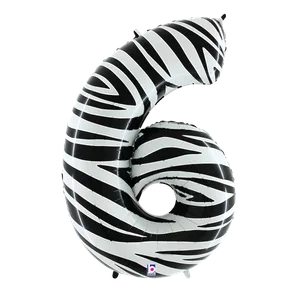 34" NUMBER 6 ZEBRA MEGALOON