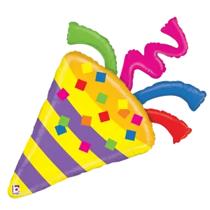 42" EMOJI PARTY HORN SHAPE