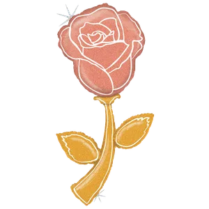 5' FRESH PICKS ROSE GOLD ROSE HOLOGRAPHIC