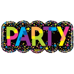 38" MIGHTY COLORFUL PARTY SHAPE 