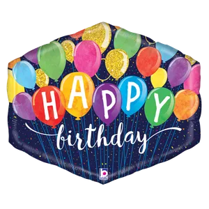 30" FESTIVE BIRTHDAY BALLOONS SHAPE