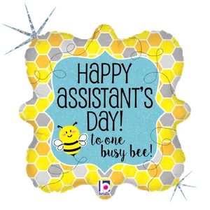 18" BUSY BEE ASSISTANT HOLOGRAPHIC 