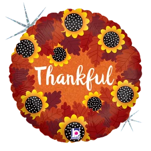 18" THANKFUL HOLOGRAPHIC