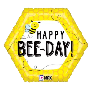 18" HAPPY BEE-DAY MAX FLOAT