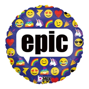18" EMOJI EPIC MAX FLOAT ROUND