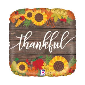 18" RUSTIC THANKFUL