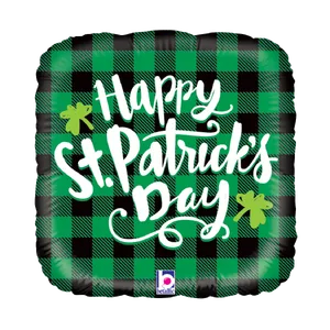 18" ST. PAT'S BUFFALO PLAID