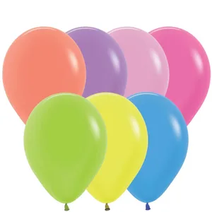 5" NEON ASSORTMENT - 100 CT